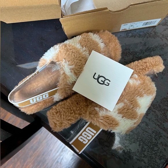 UGG Cow Print Slides - Picture 2 of 4